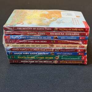 Scholastic Santa Paws Collection 9-Book Set by Nicholas & Kris Edwards